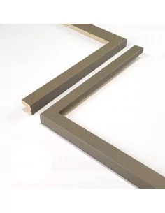 MOLDURA TACO LISO DIENTE ALTO. 20x20mm. GRIS OSCURO