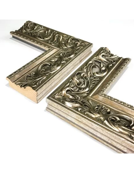 MOLDURA CLÁSICA PARA CUADROS Y ESPEJOS | GRABADO CLÁSICO | 90x35mm | PLATA VIEJA MOLDURA CLÁSICA PARA CUADROS Y ESPEJOS | GRABADO CLÁSICO | 90x35mm | PLATA VIEJA