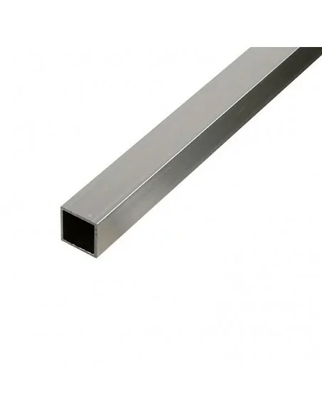 TUBO CUADRADO DE ALUMINIO. 16 x 16 x 1.4 mm. Perfil 73. Bruto