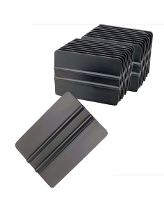 ESPÁTULA RASQUETA 10x20cm PLÁSTICA - DOBLE FILO - NEGRA (BOLSA 20 uds.) 2
