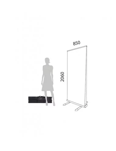 ROLL UP APTO PARA EXTERIOR. DOBLE CARA