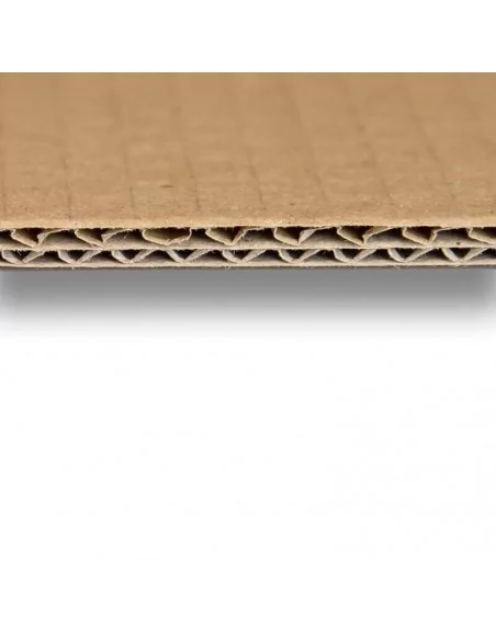CARTON ONDULADO DOBLE 6,5mm. Plancha 140x100cm
