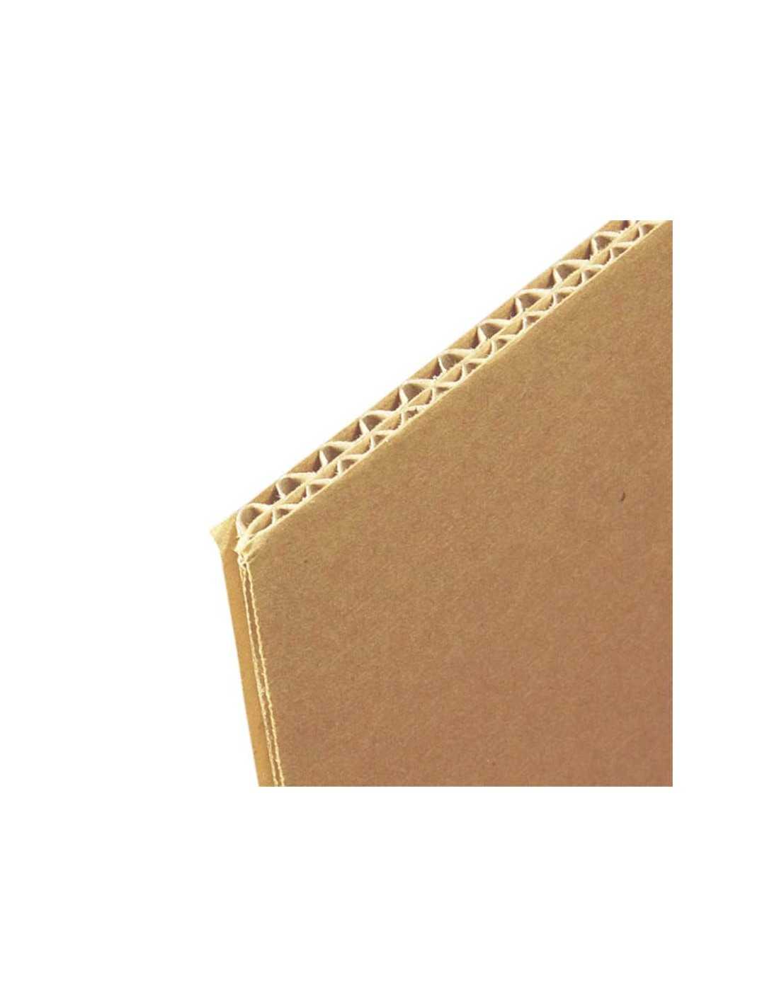 Cartón ondulado sencillo marrón 50x70cm