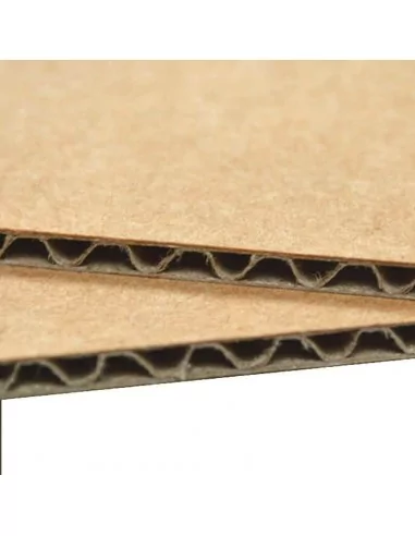 CARTON ONDULADO SENCILLO 3mm. Plancha 140x100cm