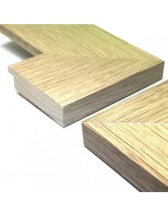 MOLDURA PLANA 70mm ROBLE.