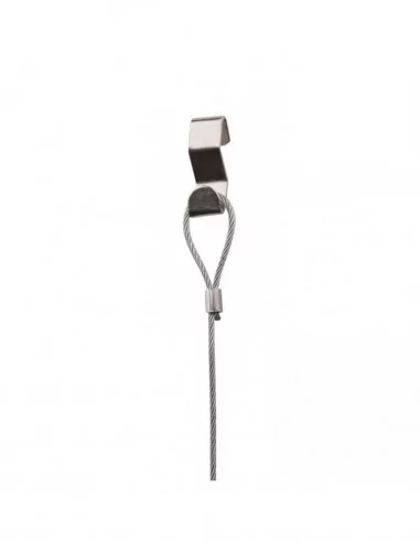 CUERDA DE ACERO 2 mts CON LAZO SUPERIOR _Moldiber