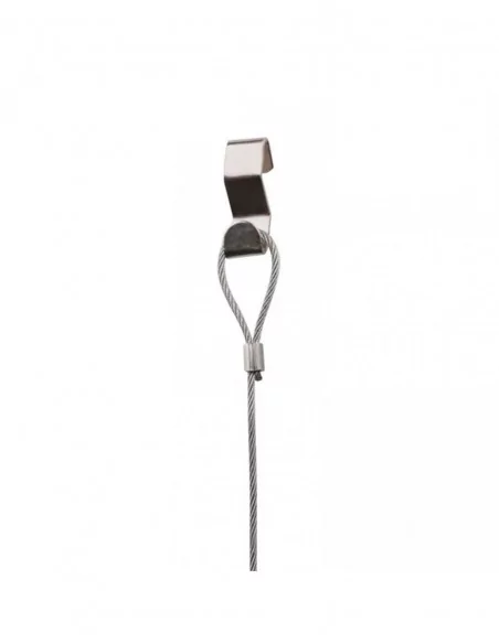 CUERDA DE ACERO 2 mts CON LAZO SUPERIOR _Moldiber