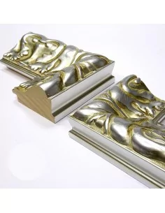 MOLDURA LABRADA 70x38mm PLATA BRILLO