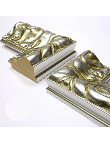 MOLDURA LABRADA 70x38mm PLATA BRILLO