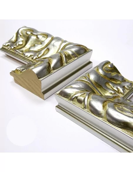 MOLDURA LABRADA 70x38mm PLATA BRILLO