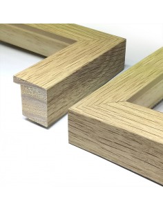 Moldura de madera plana, 28x16mm