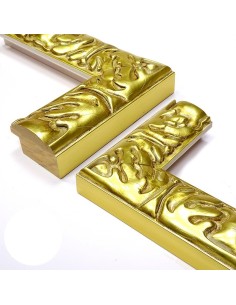 MOLDURA LABRADA 39x22mm ORO BRILLO