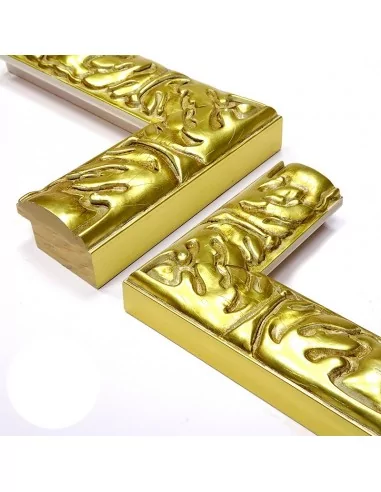 MOLDURA LABRADA 39x22mm ORO BRILLO MOLDURA LABRADA 39x22mm ORO BRILLO