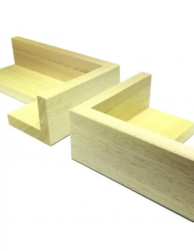 Moldura ELE caja americana 56x45 mm sin decorar – Marco para lienzos