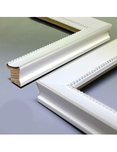 MOLDURA 22mm FILO BOLAS BLANCO