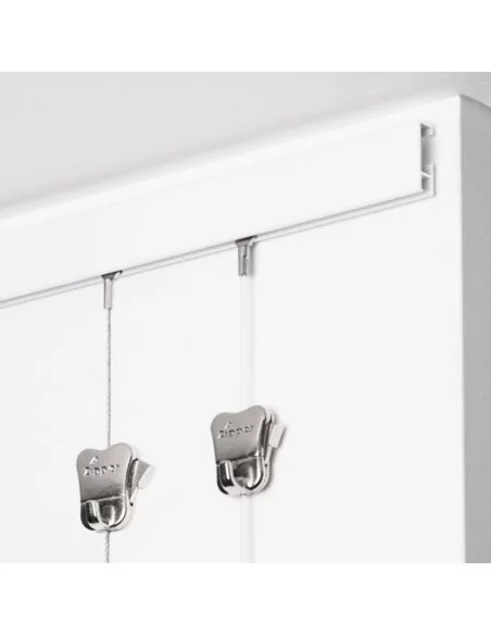 GUIA PARED MODELO "FORTE" | RIEL PARA COLGAR CUADROS CON CABLES HASTA 45 KILOS