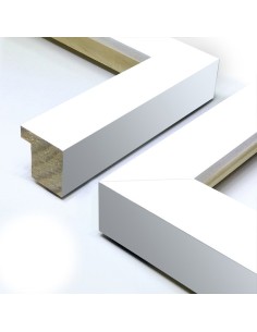 MOLDURA 23mm . BLANCO