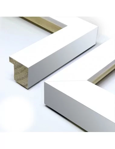MOLDURA 23mm . BLANCO