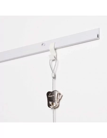 CORDE À TIRER EN ACIER DE 180 cm AVEC BOUCLE SUPÉRIEURE POUR ACCROCHER DES PHOTOS OU DES ENSEIGNES CORDE À TIRER EN ACIER DE 180 cm AVEC BOUCLE SUPÉRIEURE POUR ACCROCHER DES PHOTOS OU DES ENSEIGNES
