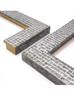 MOSAICO 32x18mm PLATA