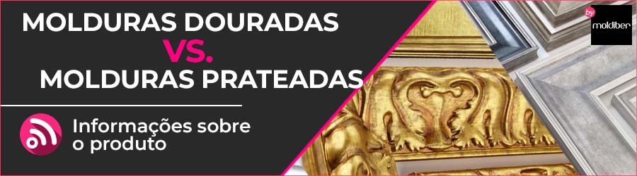 Molduras de ouro vs. molduras de prata: efeitos e utilizações na decoração