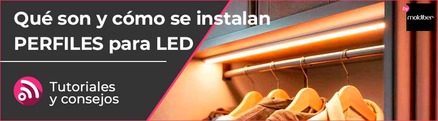 Perfiles para tiras LED: ¿Qué son y cómo se instalan?