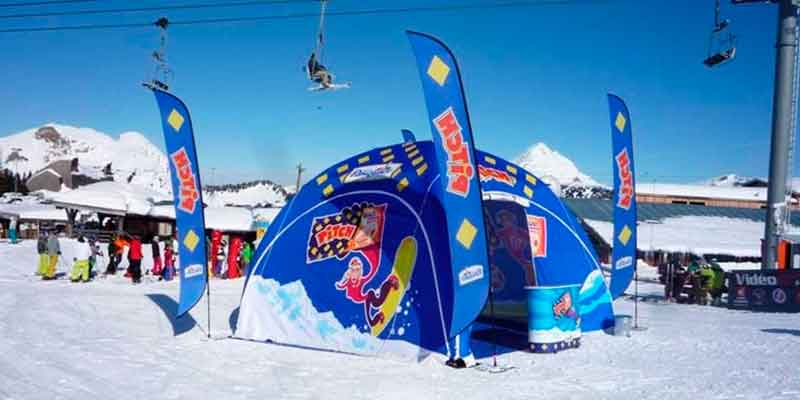 CARPA INFLABLE PARA NIEVE