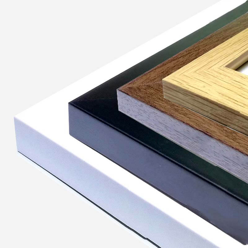 Moldura de madera plana, 28x16mm